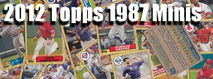 2012 Topps 1987 Baseball Minis 